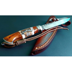 ЕЛЕГАНТ ІІ колекційний ексклюзивний ніж ручної роботи майстра студії Fomenko Knifes, купити замовити в Україні (Ламінат- центр CPM® S125V™ 65-66 HRC). Photo 3